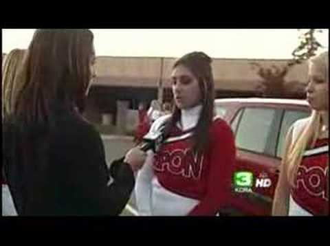 Six Ripon High School varsity cheerleaders have been suspended for showing their bloomers.