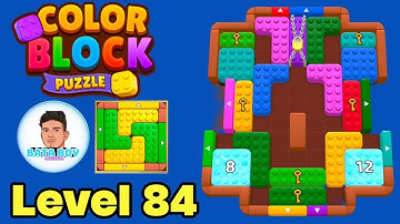 Color block puzzle 3d jam level 84 solution walkthrough
