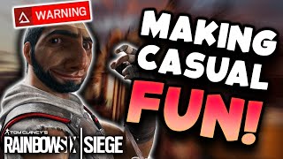 Making CASUAL FUN Again! - Rainbow Six Siege Funny Moments