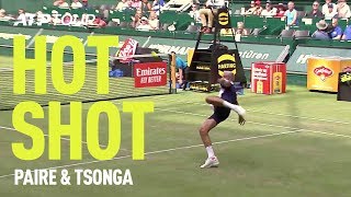 Tsonga & Paire Play FOOTBALL in Halle 🤣⚽| HOT SHOT | ATP Net Worth