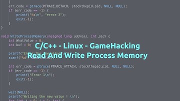 [Linux/GameHacking] C/C++ read and write process memory