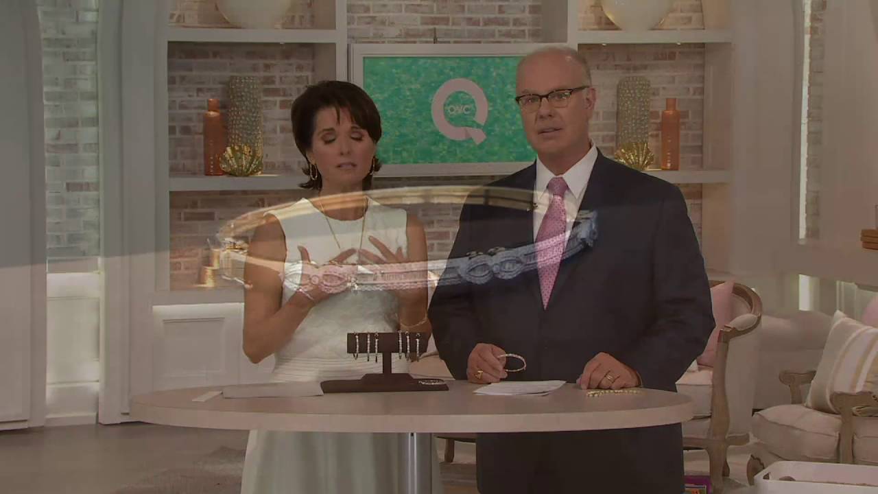 Baguette Diamond Bangle, 14K Gold, by Affinity on QVC