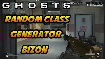 COD Ghosts: RANDOM CLASS GENERATOR: BIZON (FFA) - Call of Duty: Ghost Gameplay