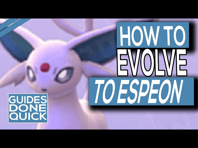 How To Evolve Eevee Into Espeon In Pokemon Sword & Shield 