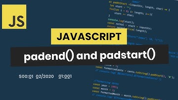 Formatting Strings with JavaScript Padstart and Padend Functions