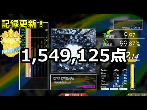 【スコアアタック】DAY DREAM MAS-G Score 1,549,125【コナステ GITADORA】