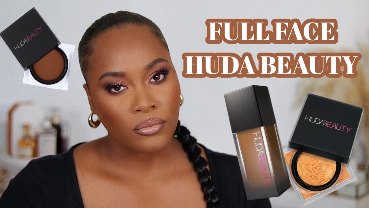 GRWM: FULL FACE HUDA BEAUTY FULL COVERAGE GLAM TESTING NEW MAKEUP  2021