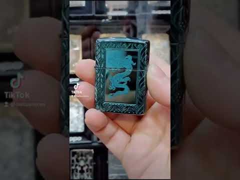 Video Zippo 49054 - Zippo Armor® High Polish Green Elegant... - youtube