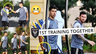 😍Messi & Suarez First Training (Together) At Inter Miami! What Suarez Did?🤣