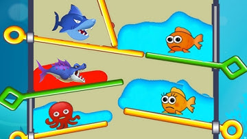 Save The Fish Love Fish - Pull The Pin - Android Gameplay Walkthrough Levels (262 to 277) part #15