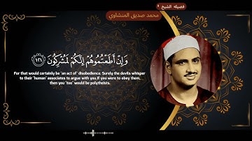 سوره الأنعام " صفحه 16 " | الورد اليومي بصوت الشيخ محمد صديق المنشاوي 🖤
