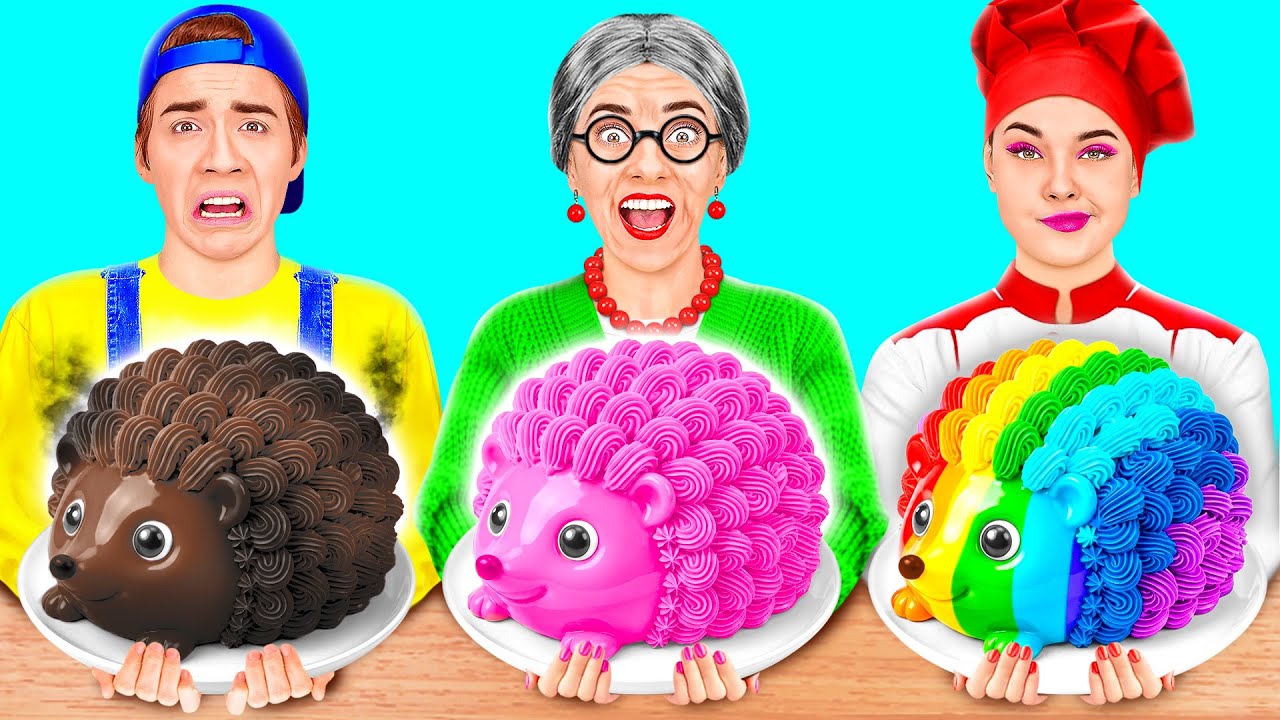 GIRL'S POPY とんでモンペ クッキングレンジ Me VS Grandma Cooking Challenge | Crazy Hacks and Recipes Fun Fun