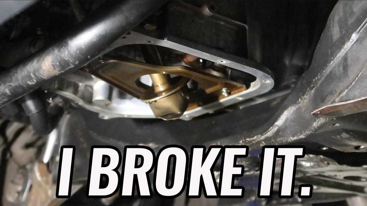 I broke the 350Z right before its first drift event..