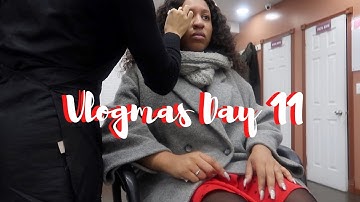 FIRST TIME TRYING EYEBROW THREADING | VLOGMAS DAY 11