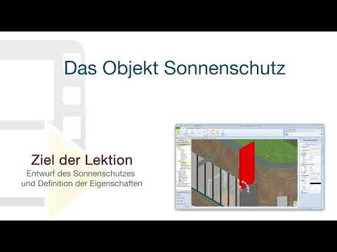Tutorial Edificius - Das Objekt Sonnenschutz - ACCA software
