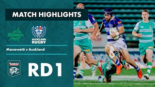 Round 1 Highlights Manawatū V Auckland Bunnings Npc 2022