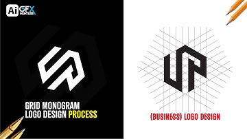 Create a Stunning Monogram Logo: Step-by-Step  Design Tutorial With GFXHUNTERS