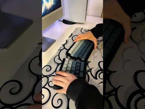 Looks Broken, Works Better - Split Ergonomic Keyboard!🤯