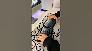 Looks Broken, Works Better - Split Ergonomic Keyboard!🤯