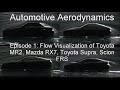 Automotive Aerodynamics Episode 1: Flow Visualizations of MR2, RX7, Supra, FRS