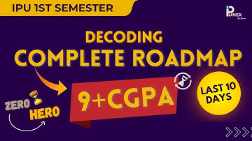 LAST 10 DAYS STRATEGY 💯  | 1ST SEM | GGSIPU | IPUNEX | NEXERA