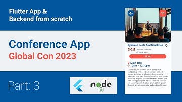 Build a conference app and backend from scratch with Flutter - Part 3