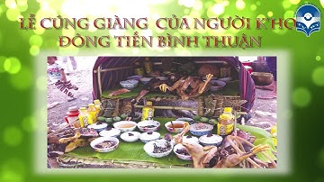 Lễ cúng Giàng của người K’ho Đông Tiến | Thư Viện Bình Thuận