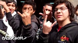 mexico city fans wait to meet megadeth s chris broderick and david ellefson