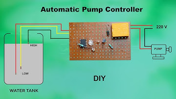 DIY  Automatic Water Pump Controller at home II Low cost II