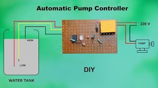 DIY Automatic Water Pump Controller at home II Low cost II