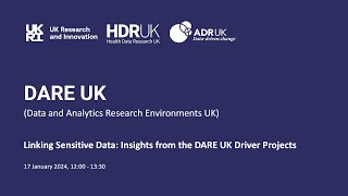 DARE UK Lunchtime Public Webinar, 17 January 2024 Net Worth