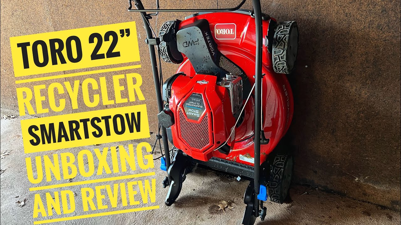 Toro 22 (56cm) SMARTSTOW® High Wheel Mower (21445) - Unboxing and Review!  