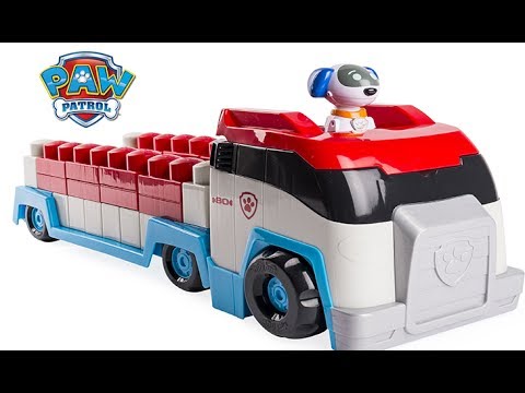 PAW PATROL LEGO DUPLO PAW PATROLLER, TRUCK AND PLAY DOH SURPRISES, ROCKY'S  MISSION RECYCLING TRUCK 