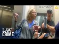 Bodycam donna adelson arrested at airport for inlaws murder sits emotionless in cop car