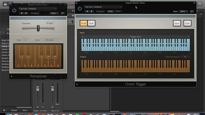 Logic Tutorial Transposer and Chord Trigger