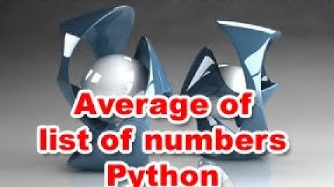 Write a short program to find average of list of numbers entered through keyboard | Python Class 11