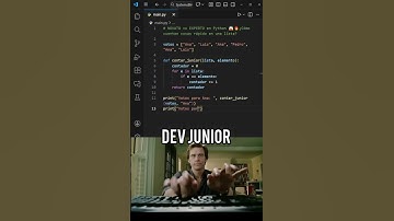 NOVATO vs EXPERTO en Python🔥¿Cómo cuentan cosas rápido en una lista? #pypシ #python #coding #dev