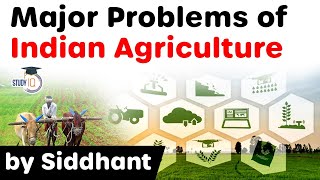 Major Problems of Indian Agriculture - Status of Agricultural Land, MSP on Crops, Farm subsidies