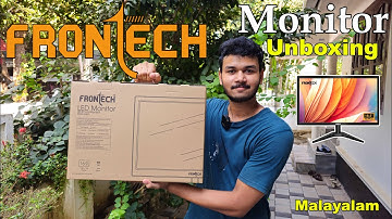 Frontech 18.5 inch 60 hz Led Monitor | Unboxing & Review | Malayalam | RashToko