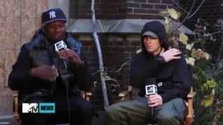 Eminem & 50 Cent  -  My Life (MTV Interview)