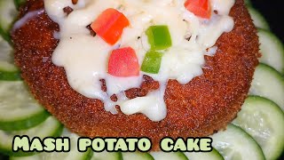 MASH POTATO CAKE RECIPE| FUN , DELICIOUS AND EASY SNACK RECIPE | COOKWITHGULSHAN