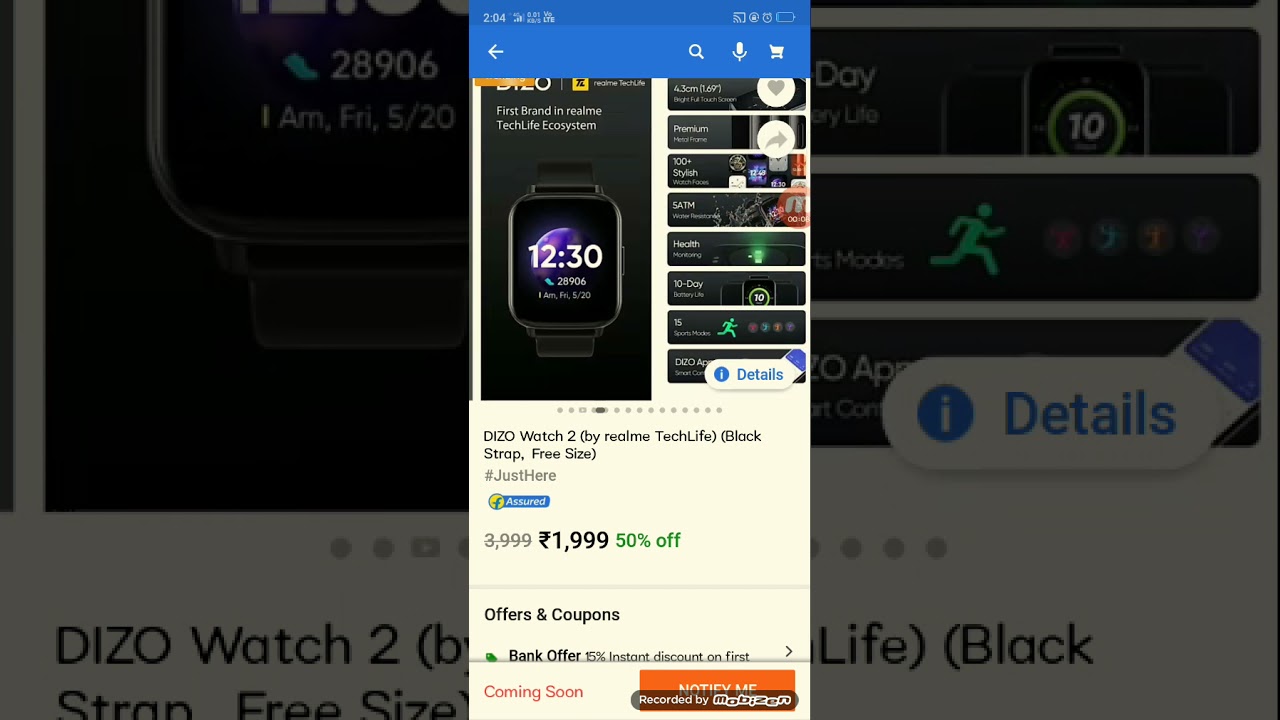 dizo watch 2 finally buy 