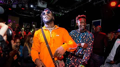 Burna Boy Makes a Grand Entrance at “3 Cold Dishes” Movie Premiere!