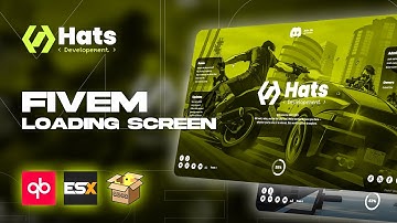 FiveM Dynamic Loading Screen | Media Player, Server Info & Staff | HatsDev [ QBCORE - ESX - QBOX ]