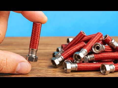 Plumbers Don't Want You To Know This 😱! Simple Way To Repair Stainless Steel Hoses At Home!