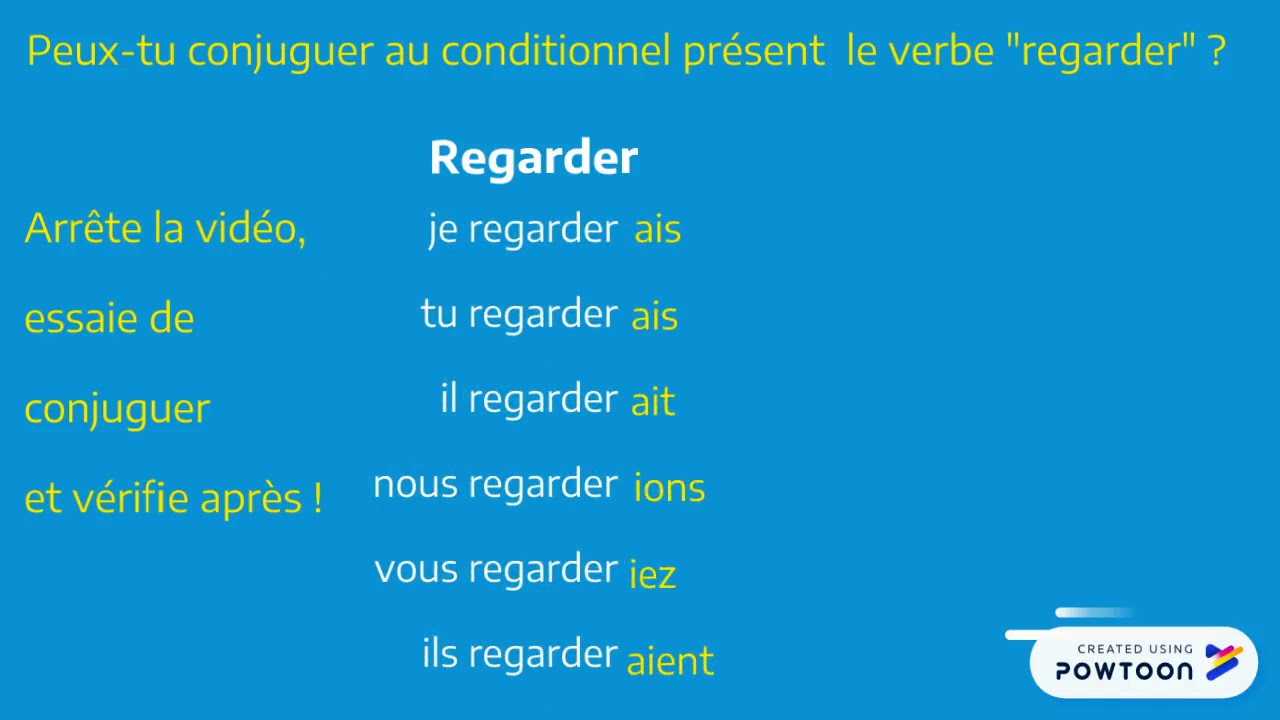 Le conditionnel_présent_Conjugaison - YouTube