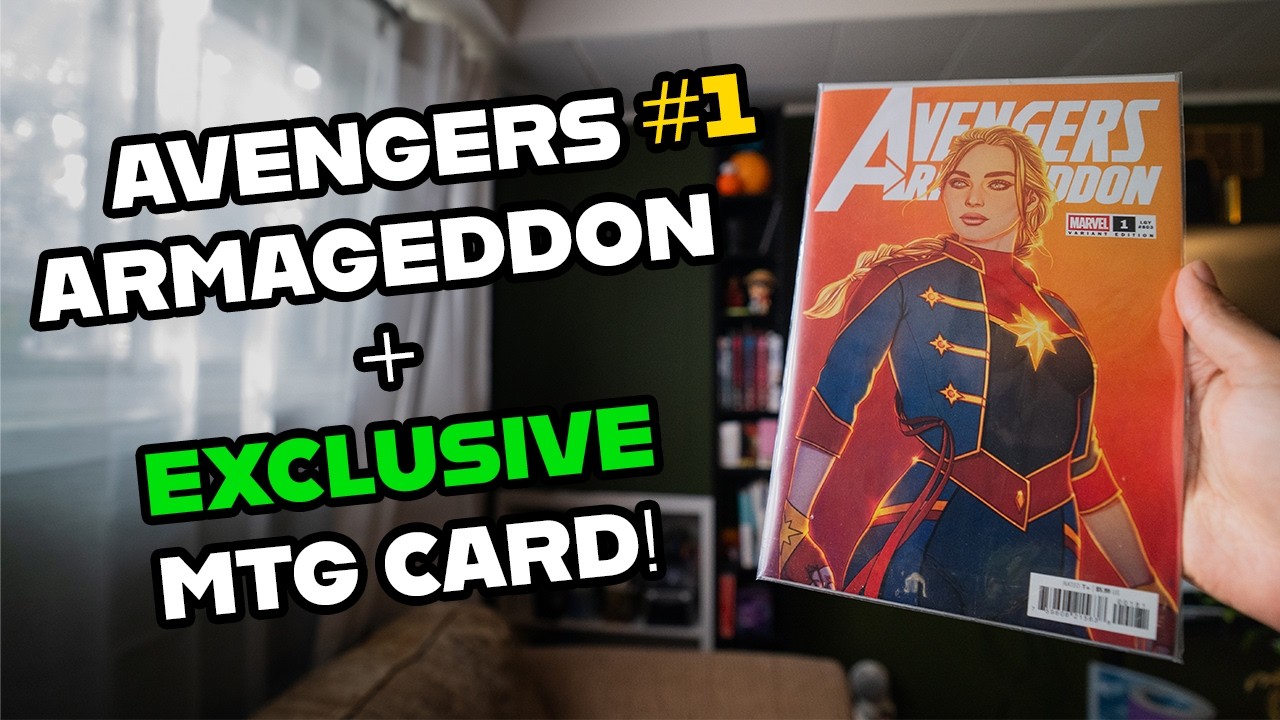 Opening Avengers: Armageddon #1 + Exclusive MTG card - YouTube