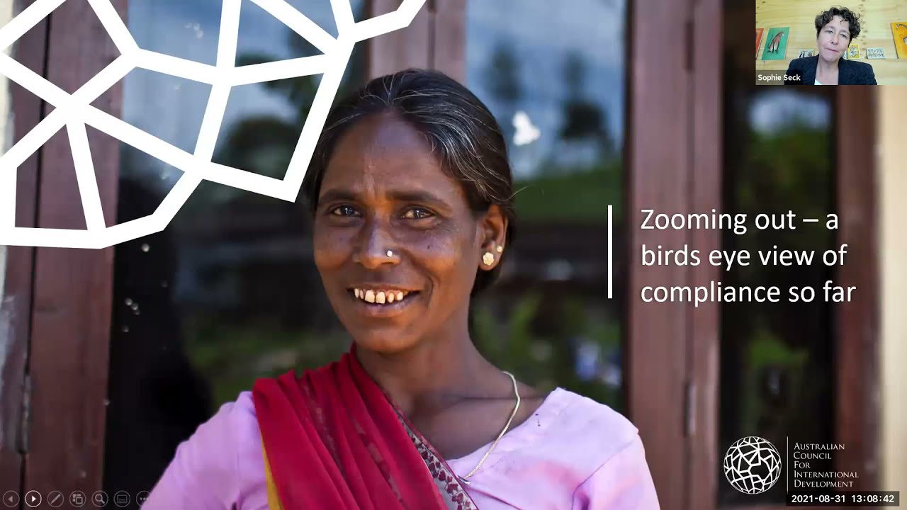 ACFID Code of Conduct Reporting Webinar