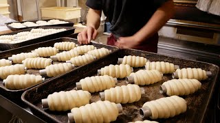 خباز ياباني مذهل! من الثالثة صباحا حتى افتتاح المخبز! ASMR
