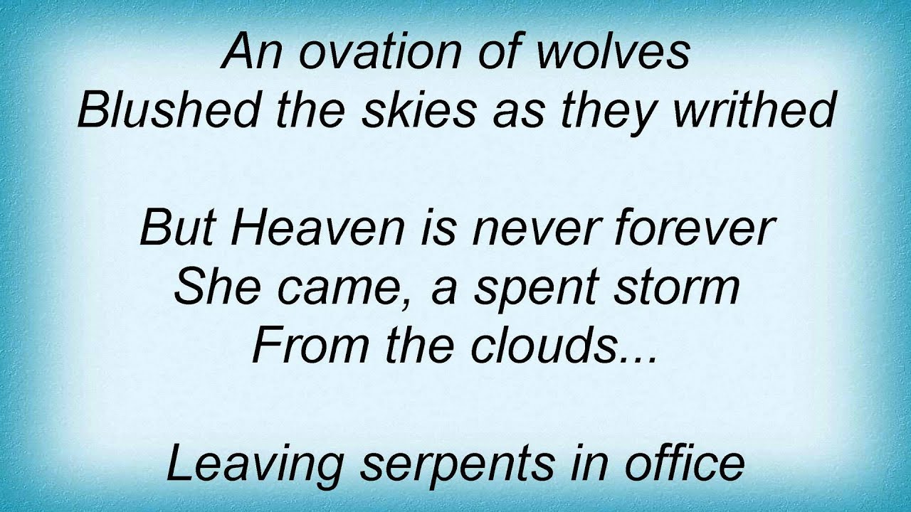 Cradle Of Filth Cruelty Brought Thee Orchids Lyrics YouTube